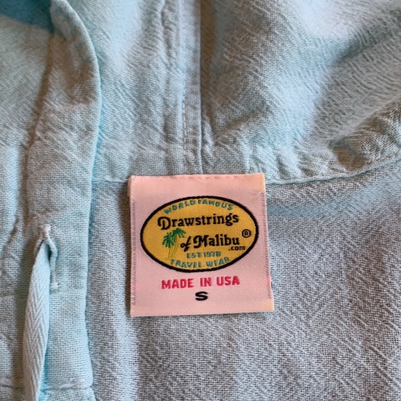 Drawstrings of Malibu Cotton Baja Tunic Cover Up - Picture 6 of 10